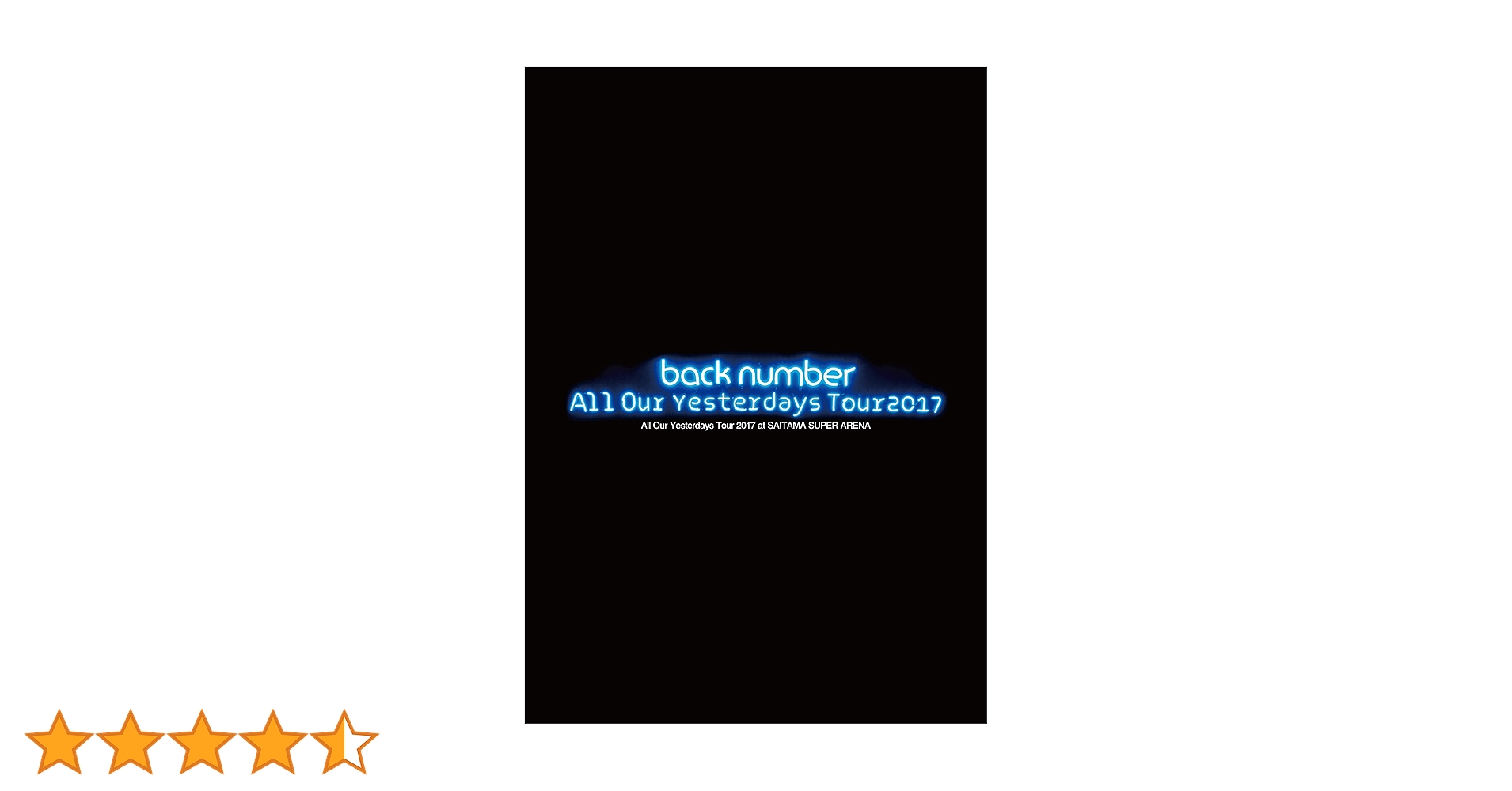 Amazon.co.jp: All Our Yesterdays Tour 2017 at SAITAMA SUPER ARENA